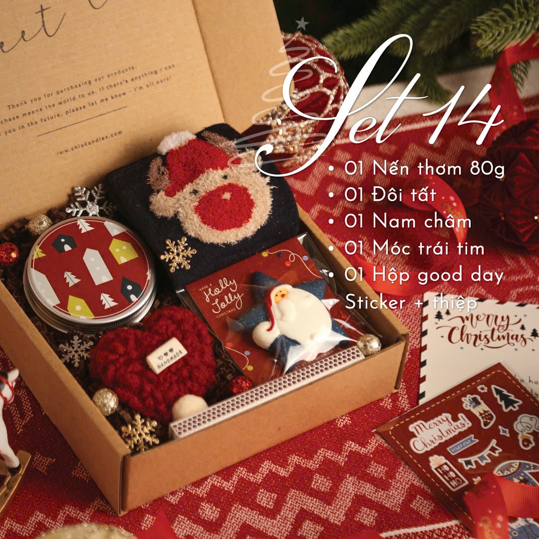 Set Quà Tặng Nến Thơm Giáng Sinh