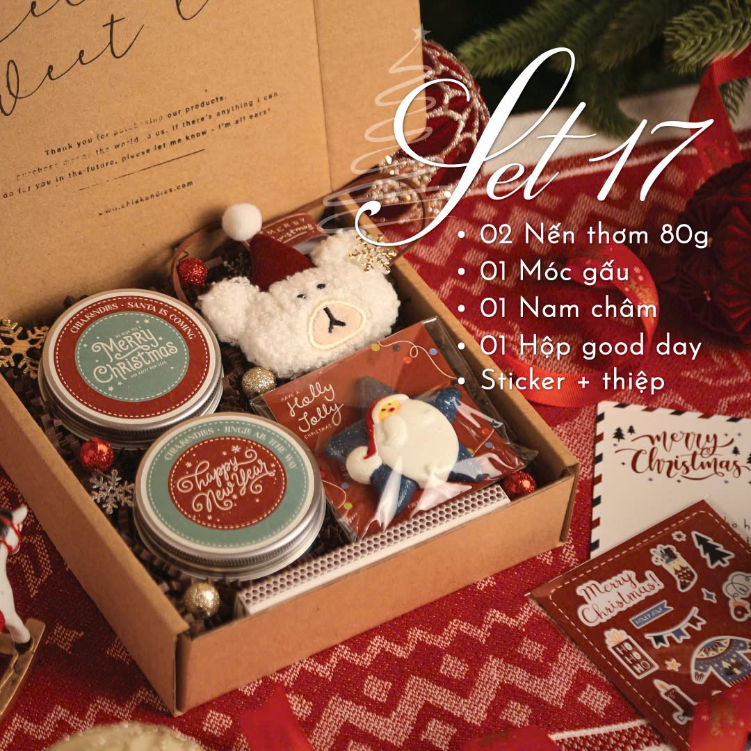 Set Quà Tặng Nến Thơm Giáng Sinh