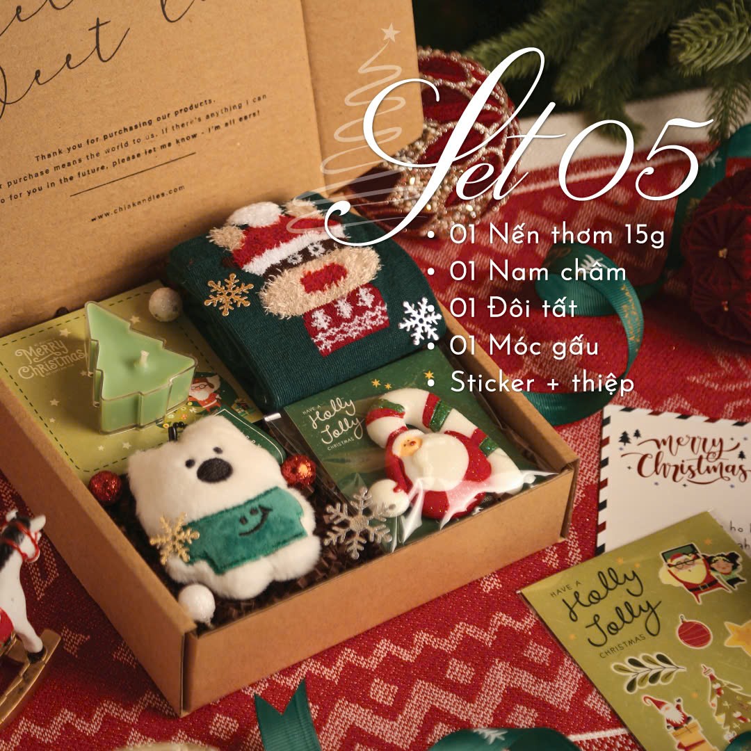 Set Quà Tặng Nến Thơm Giáng Sinh
