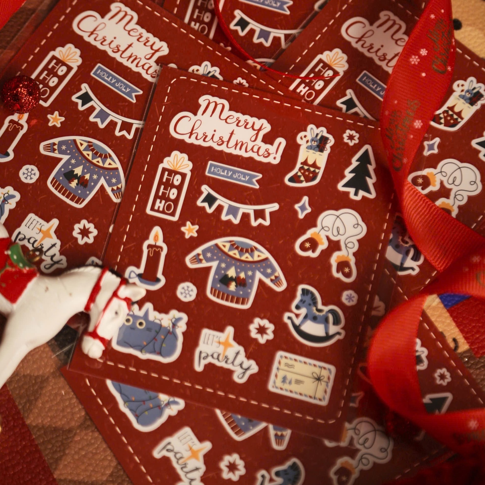 Sticker Trang Trí Chủ Đề Giáng Sinh