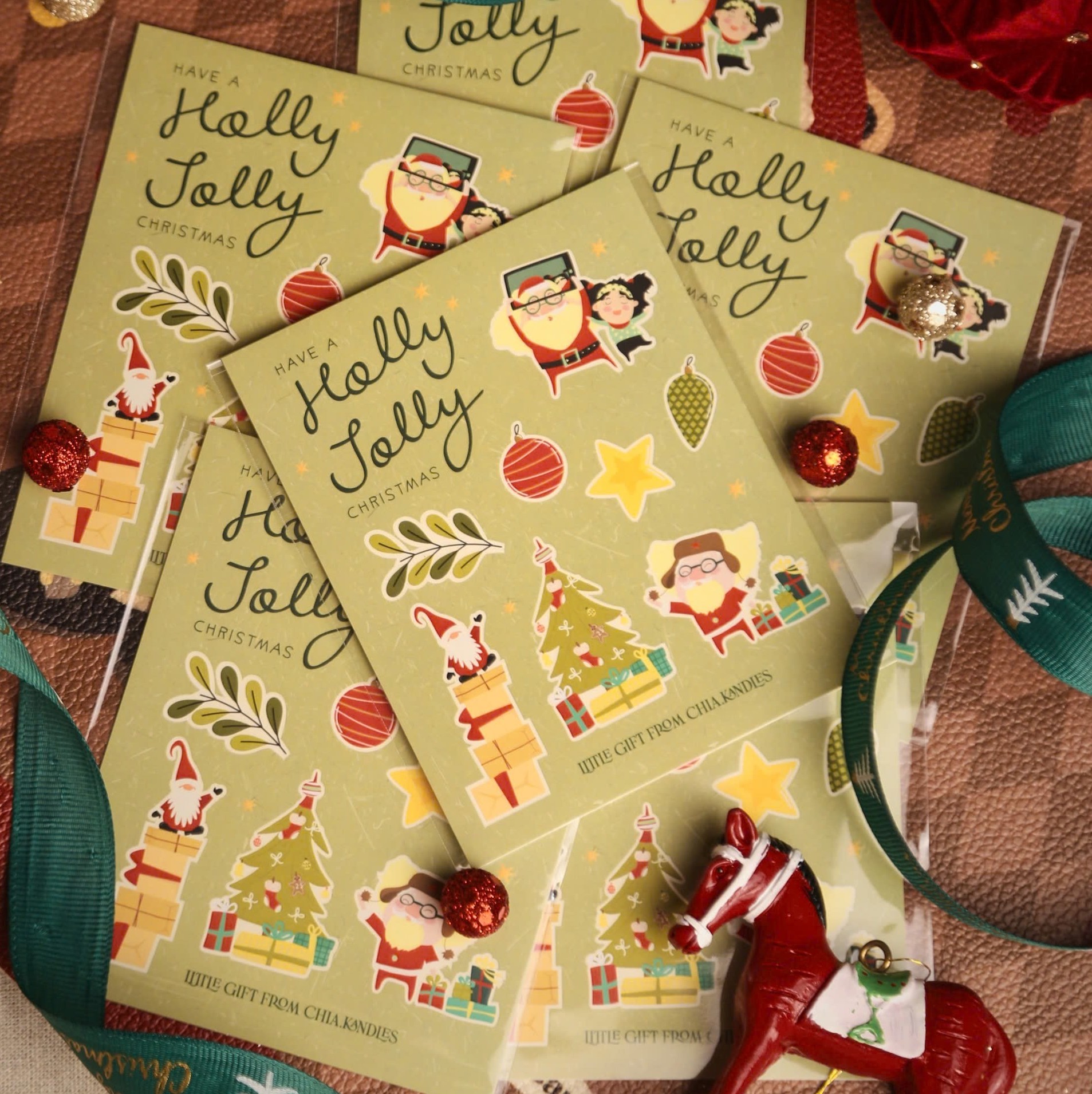 Sticker Trang Trí Chủ Đề Giáng Sinh