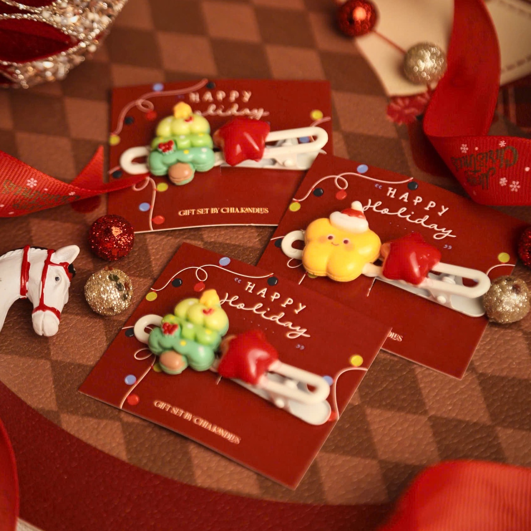 Phụ Kiện Kẹp Tóc Chủ Đề Giáng Sinh