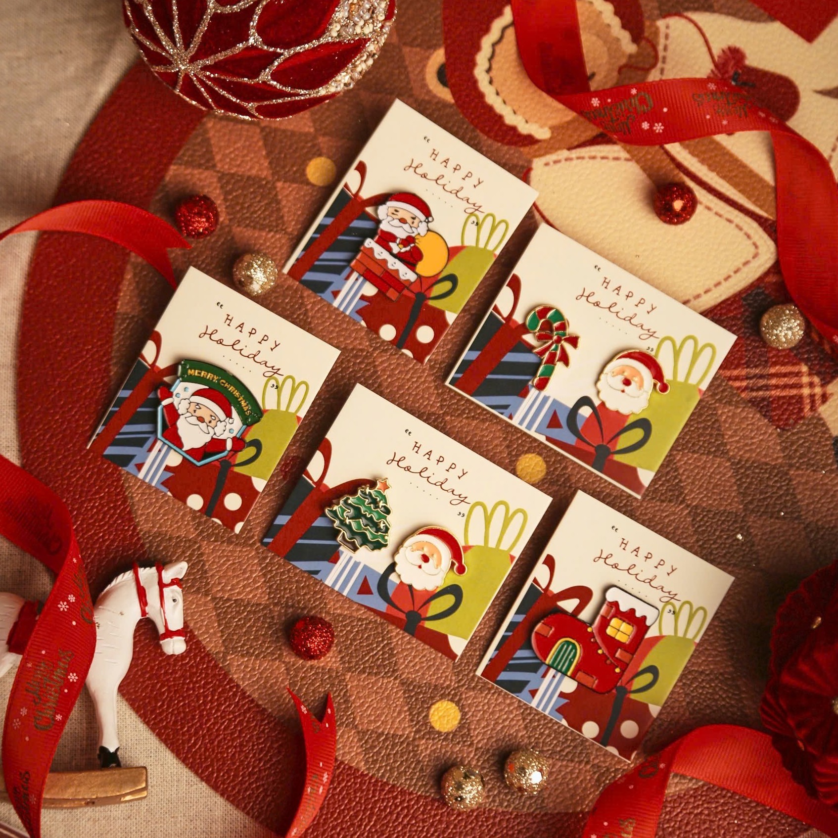 Pin Ghim Cài Áo Chủ Đề Giáng Sinh