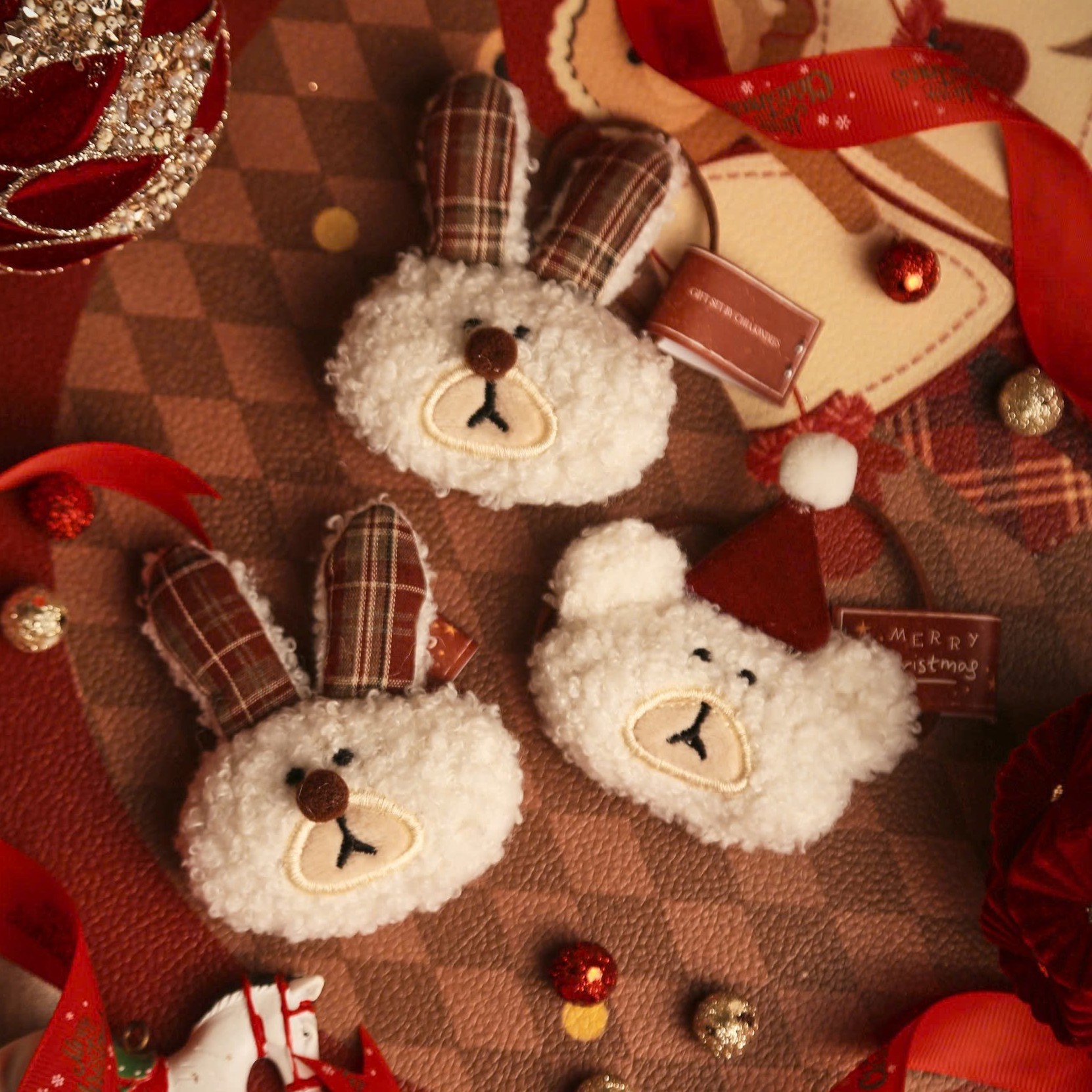 Móc Khoá Gấu/Thỏ Phụ Kiện Quà Tặng Chia.kandles