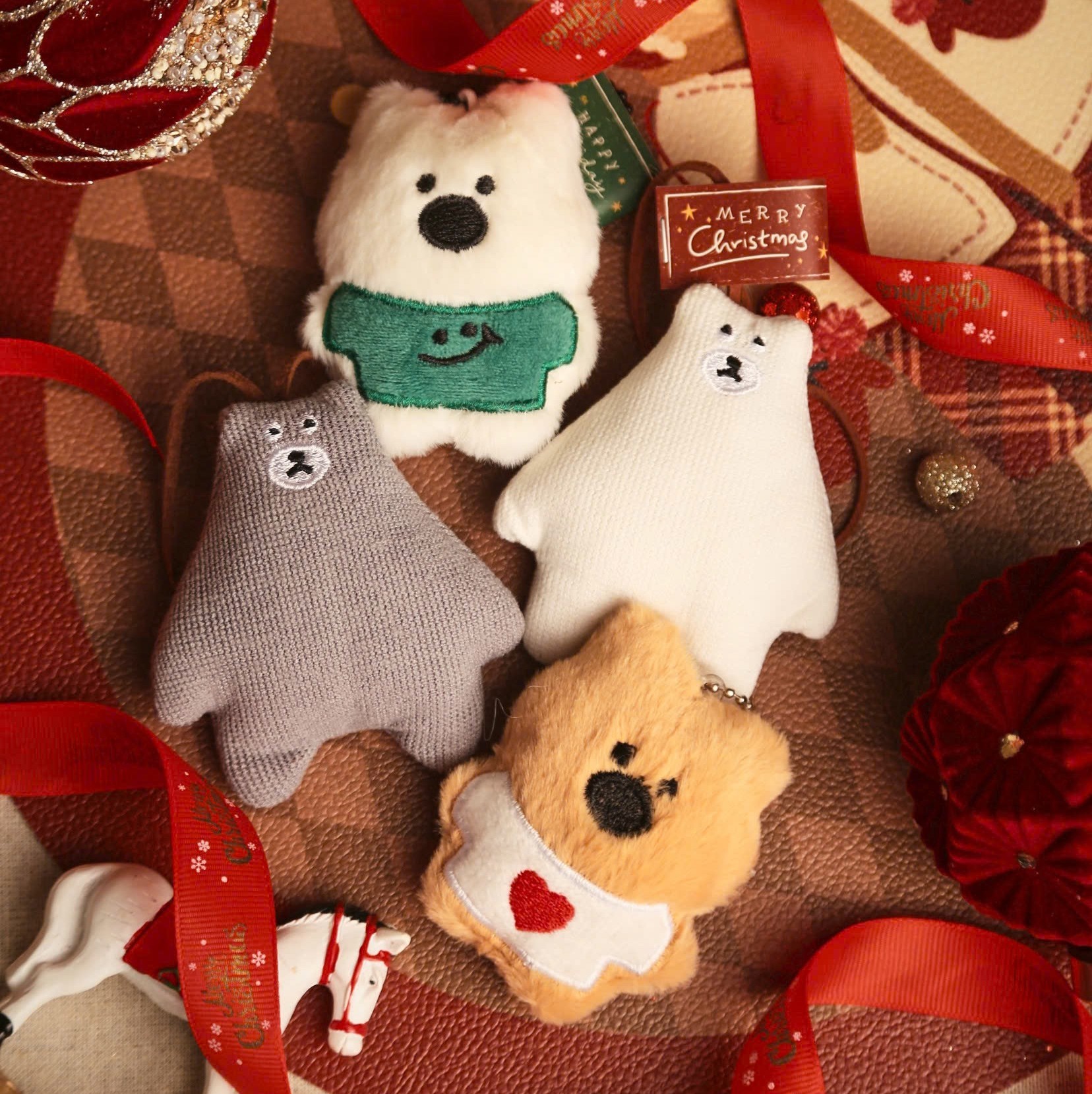 Móc Khoá Gấu/Thỏ Phụ Kiện Quà Tặng Chia.kandles