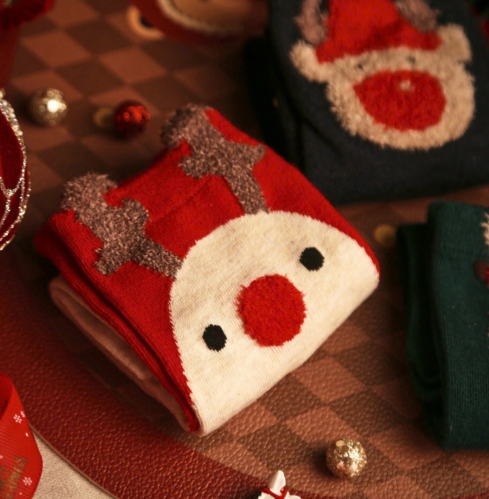 Tất Vớ Cao Cổ Chủ Đề Giáng Sinh