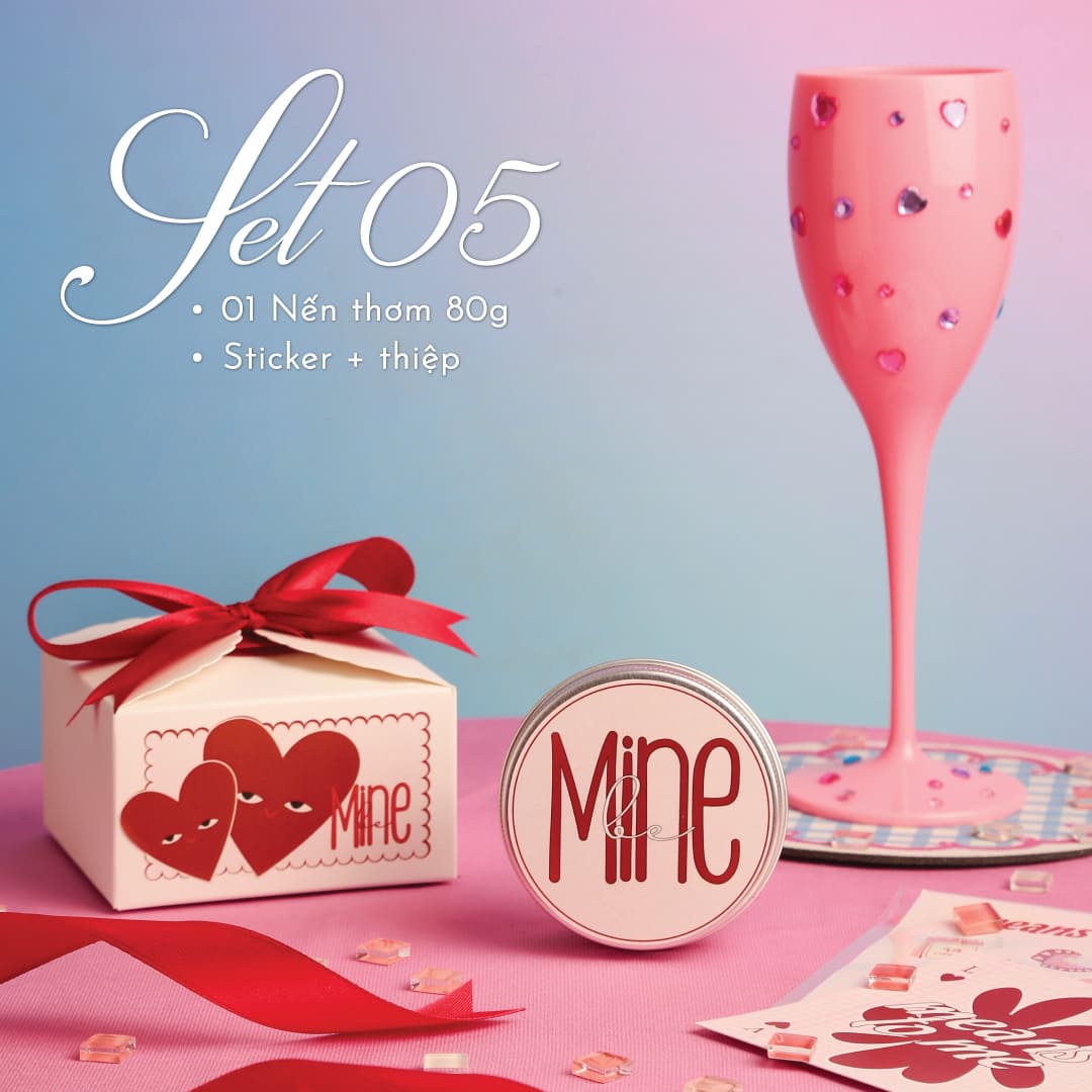 Set Quà Nến Thơm Valentine Cho Bạn Gái
