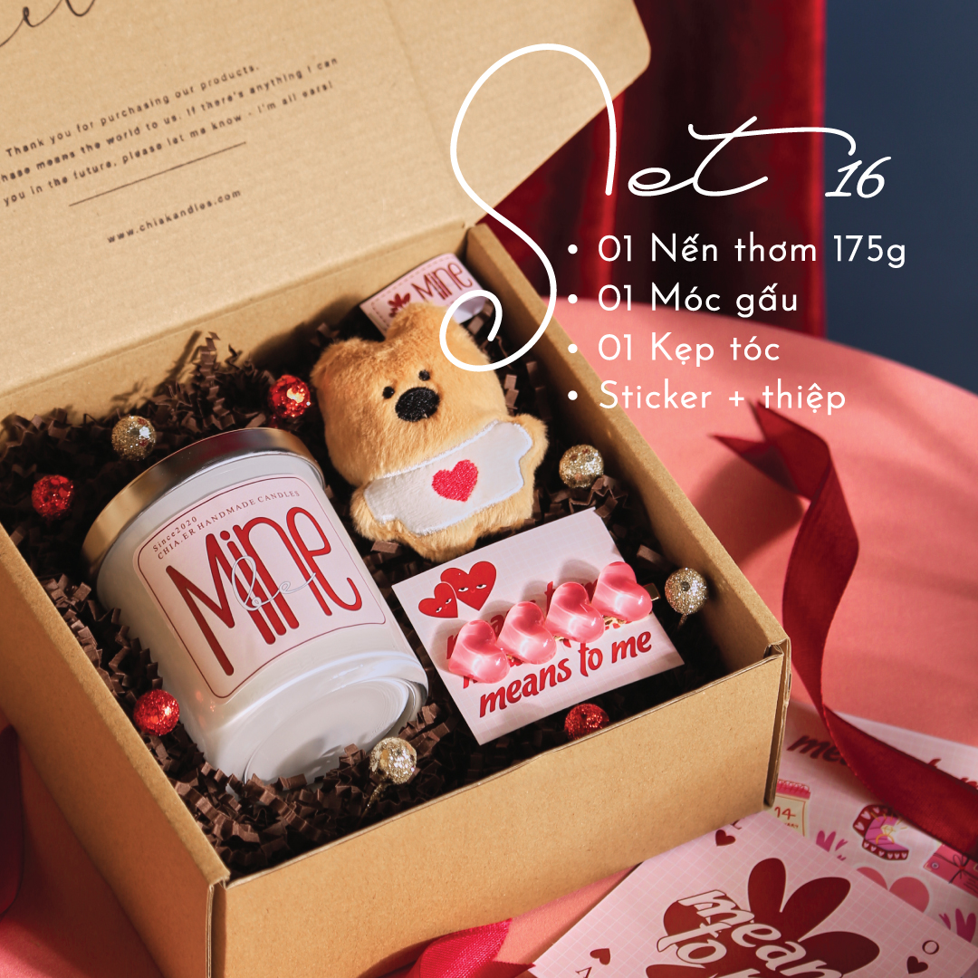 Set Quà Nến Thơm Valentine Cho Bạn Gái