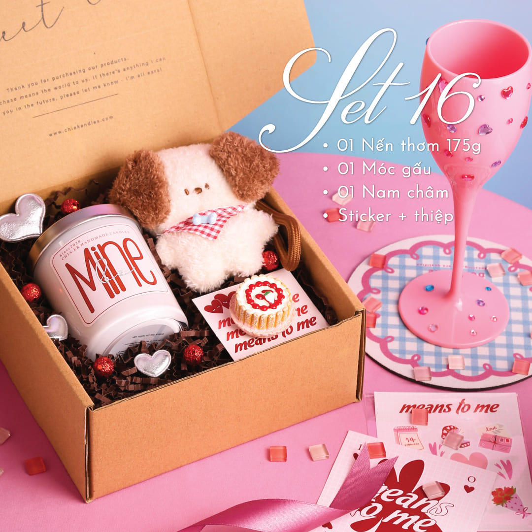 Set Quà Nến Thơm Valentine Cho Bạn Gái