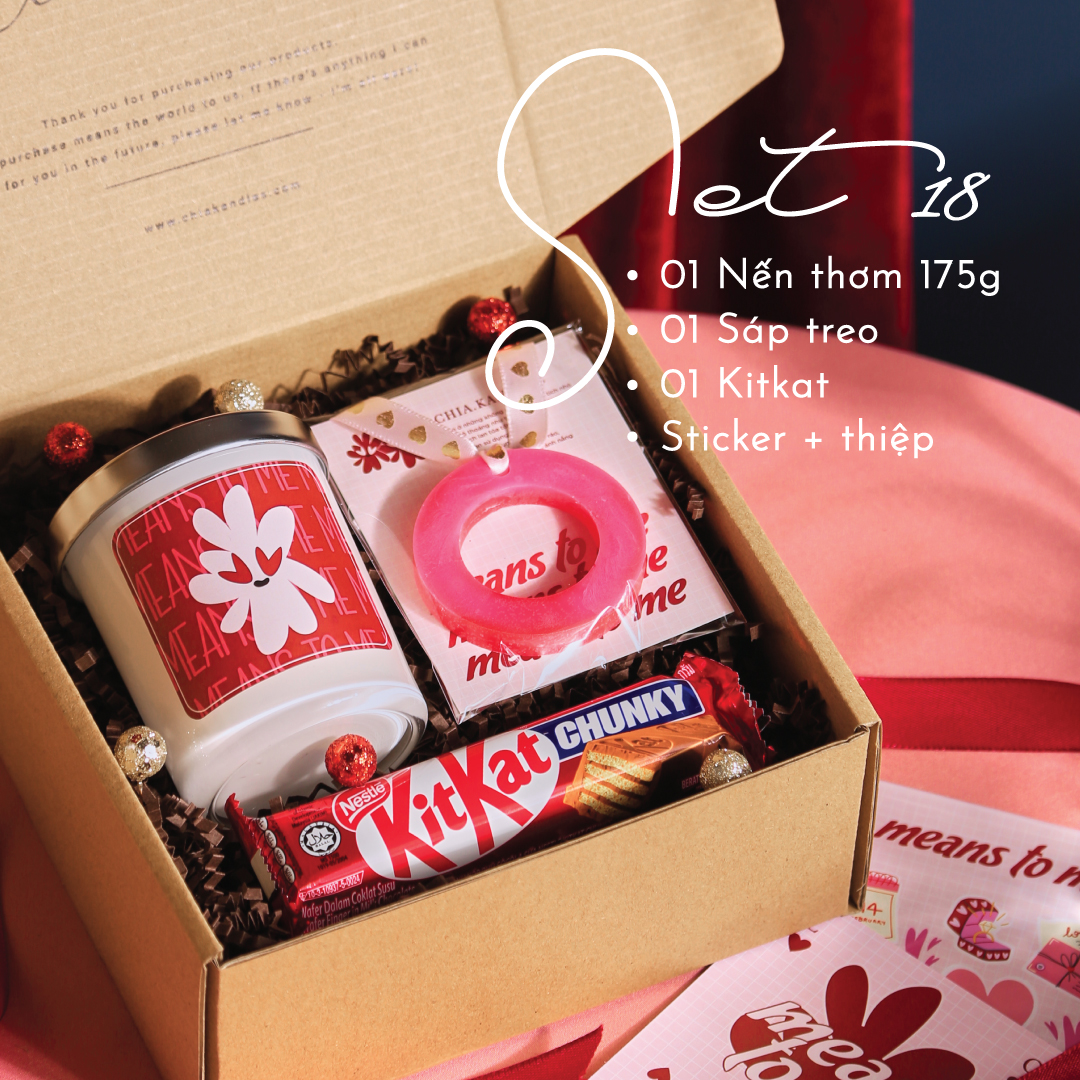 Set Quà Nến Thơm Valentine Cho Bạn Gái