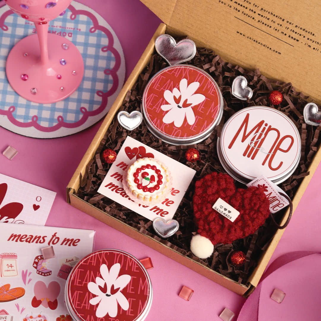 Set Quà Nến Thơm Valentine Cho Bạn Gái